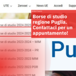 Borse di studio regione Puglia.